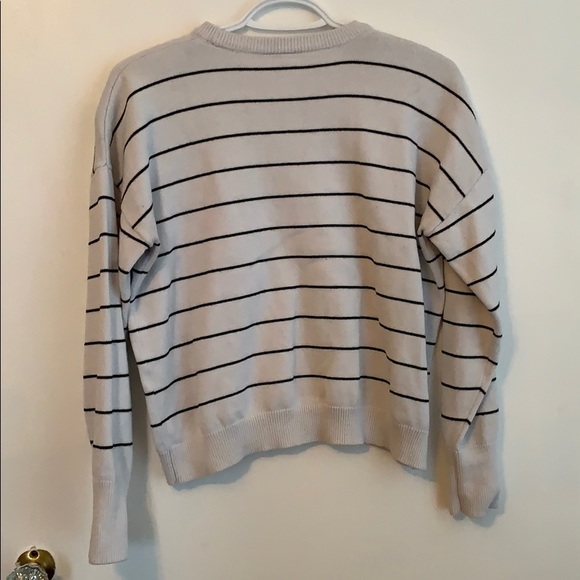 B&W Striped Sweater - Picture 2 of 3